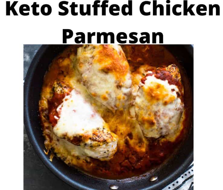 Keto Stuffed Chicken Parmesan