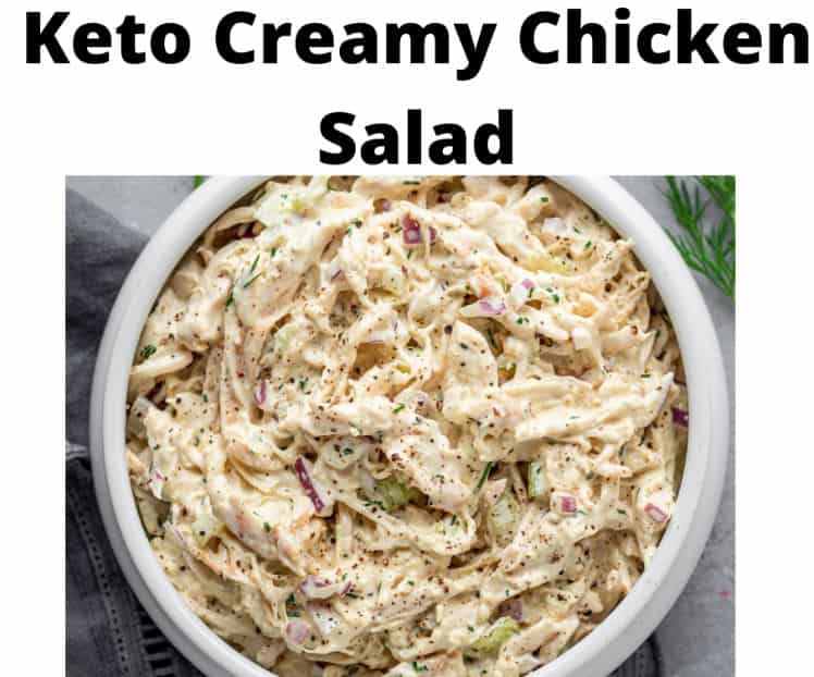 Keto Creamy Chicken Salad