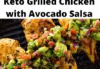 Keto Grilled Chicken with Avocado Salsa
