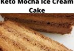 Keto Mocha Ice Cream Cake