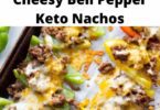 Cheesy Bell Pepper Keto Nachos