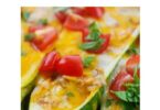 Keto Chicken Enchilada Zucchini Boats