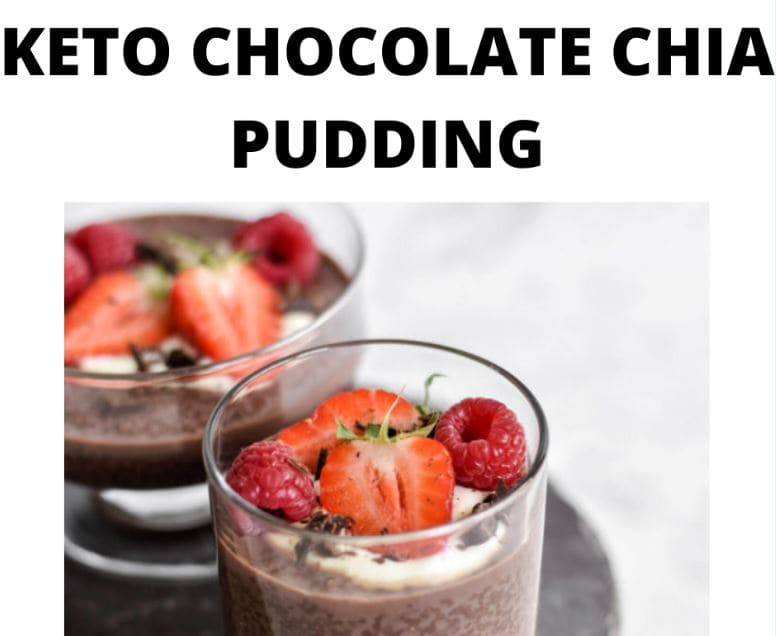Keto Chocolate Chia Pudding