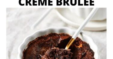 Keto Chocolate Creme Brulee