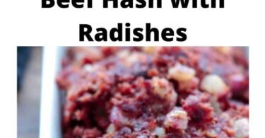 Keto Crispy Corned Beef Hash With Radishes