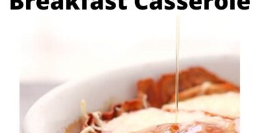 Keto Monte Cristo Breakfast Casserole