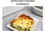 Keto Spinach Artichoke Chicken Casserole