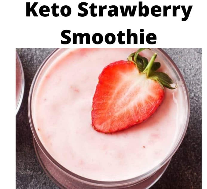 Keto Strawberry Smoothie
