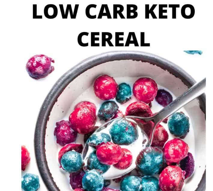 Low Carb Keto Cereal