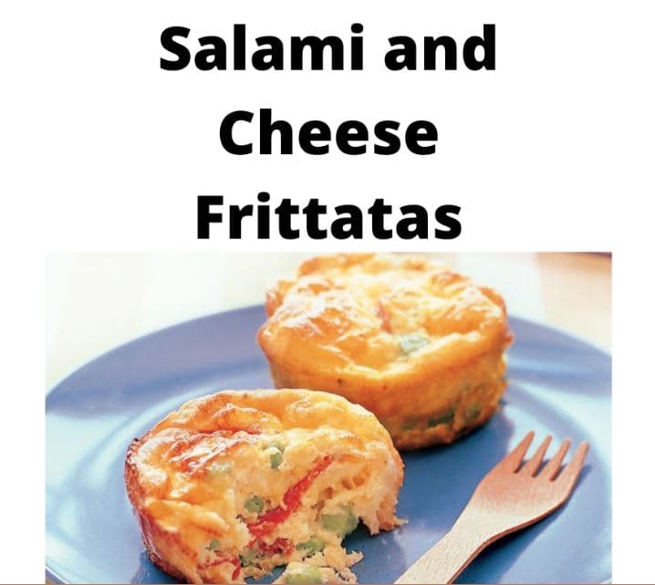 Salami and Cheese Frittatas