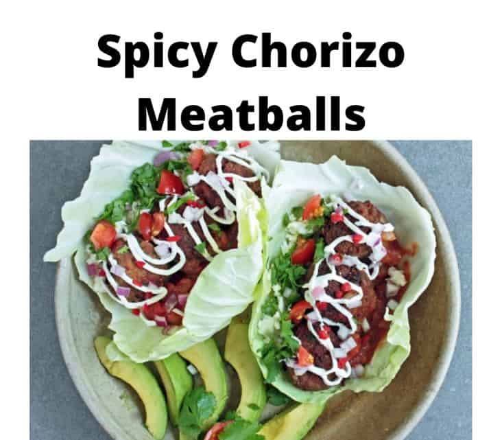 Spicy Chorizo Meatballs