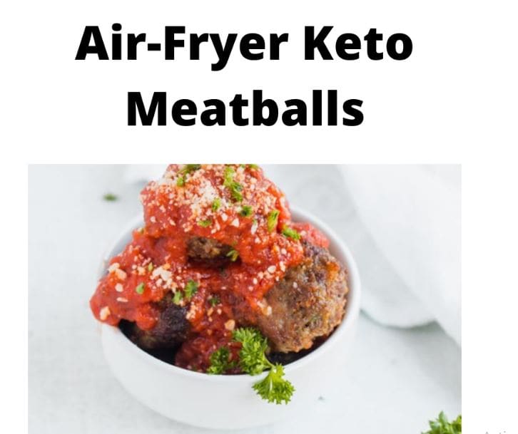 Air-Fryer Keto Meatballs