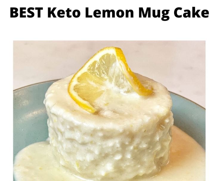 Best Keto Lemon Mug Cake