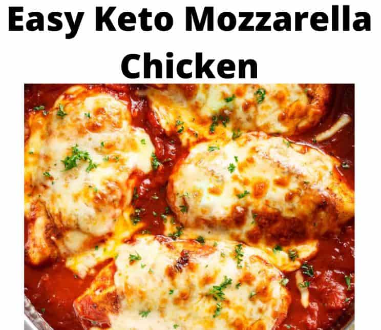Easy Keto Mozeralla Chicken