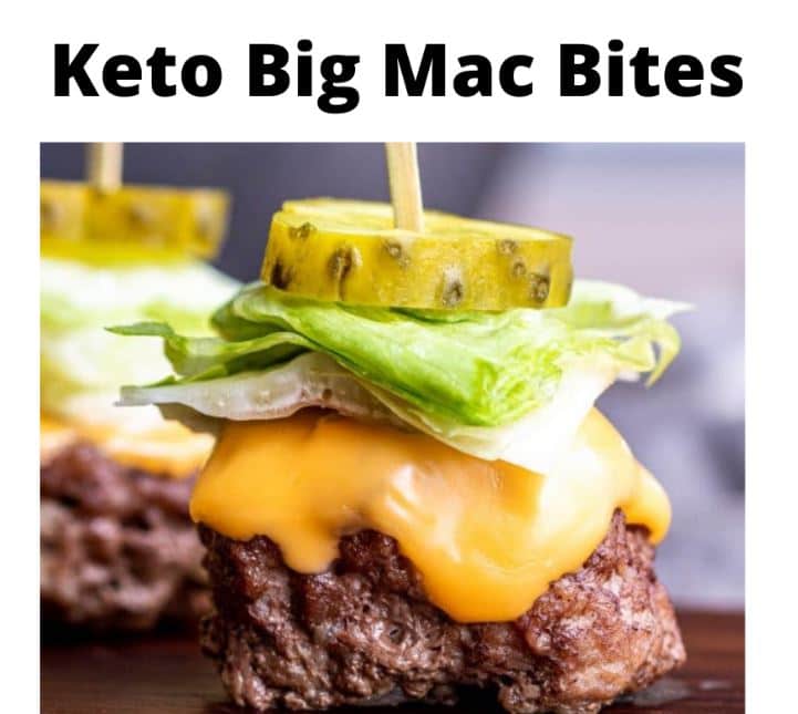 Keto Big Mac Bites