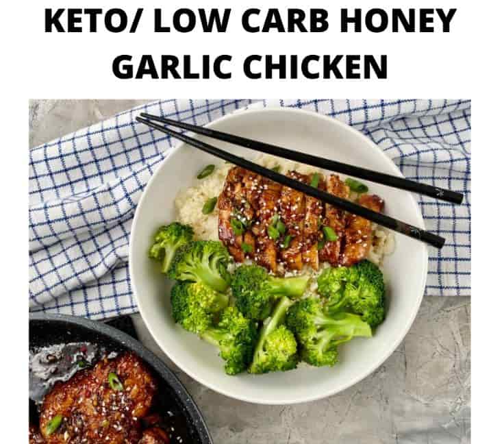 Keto Low Carb Honey Garlic Chicken