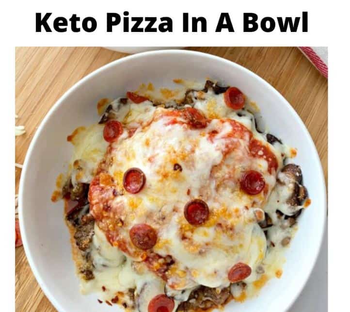 Keto Pizza In A Bowl