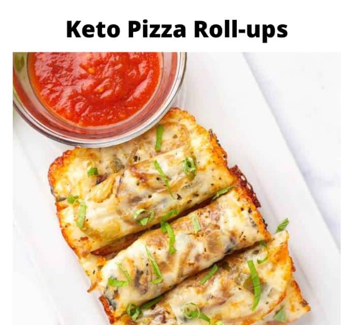 Keto Pizza Roll-Ups