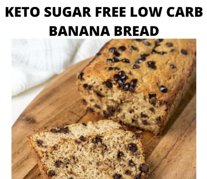 Keto Sugar Free Low Carb Banana Bread
