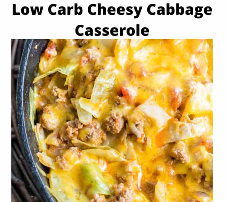 Low Carb Cheesy Cabbage Casserole