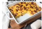 Low Carb Hashbrown Breakfast Casserole