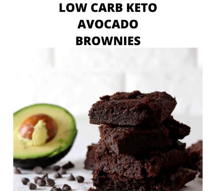 Low Carb Keto Avocado Brownies