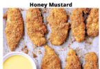Crunchy Keto Chicken Tenders W Honey Mustard