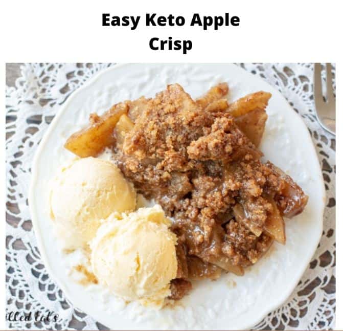 Easy Keto Apple Crsip
