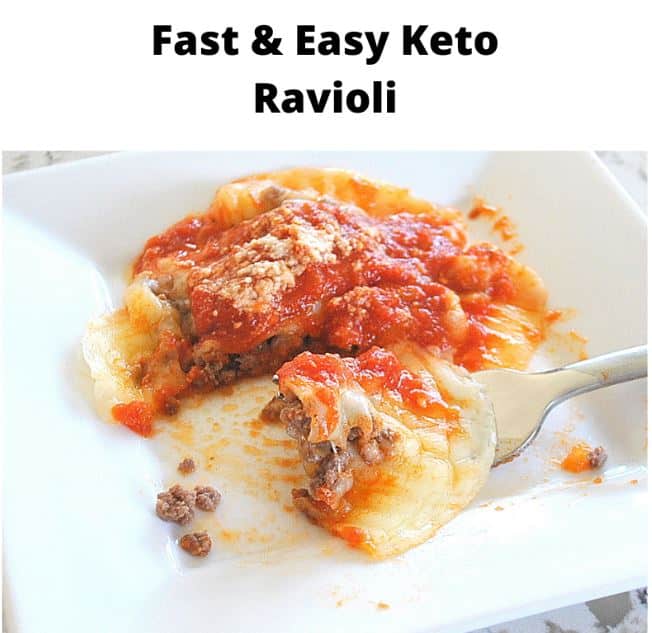 Fast & Easy Keto Ravioli