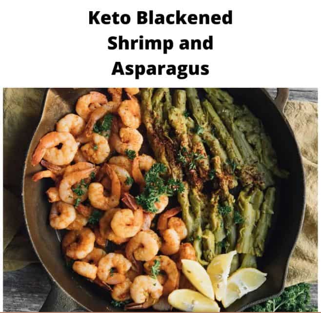 Keto Blackened Shrimp And Asparagus