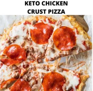 KETO CHICKEN CRUST PIZZA - Keto Recipes