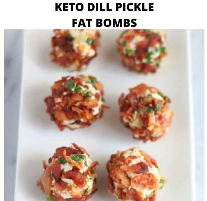Keto Dill Pickle Fat Bombs