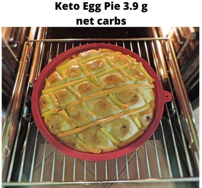 Keto Egg Pie 3.9 g Net Carbs