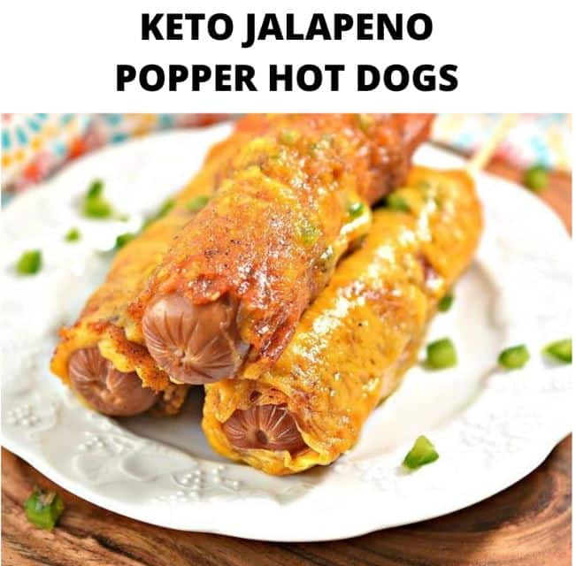 Keto Jalapeno Popper Hot Dogs