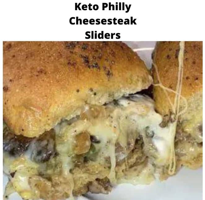Keto Philly Cheesesteak Sliders