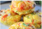 Keto Sausage Egg and Cheese Bites