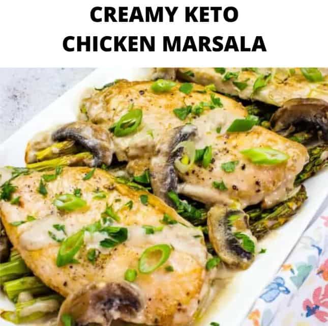Creamy Keto Chicken Marsala