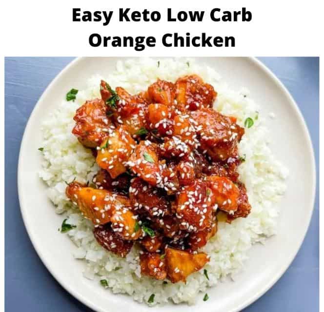 Easy Keto Low Carb Orange Chicken