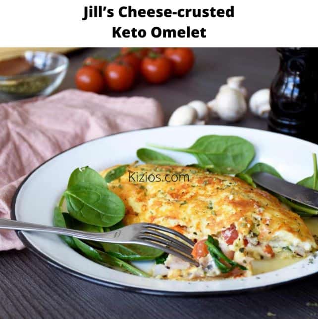 Jill's Cheese-crusted Keto Omelet