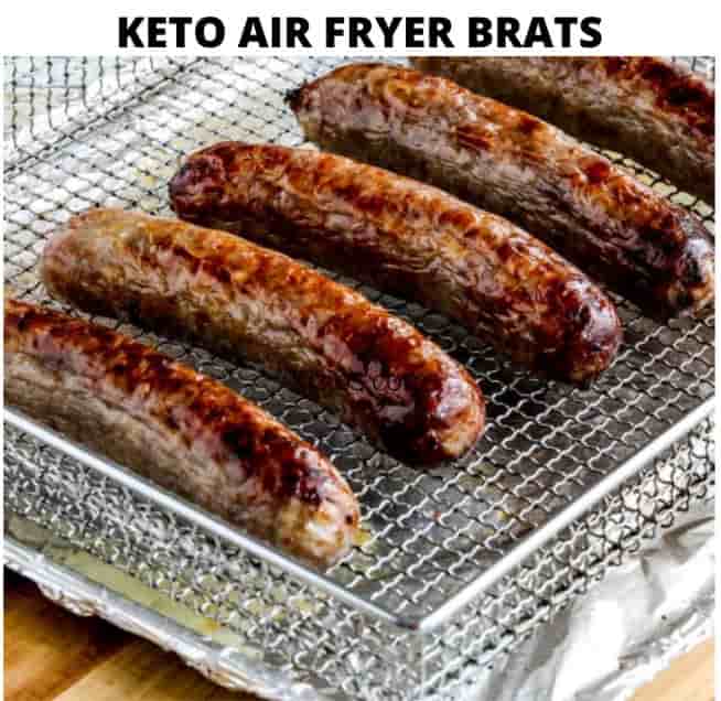 Keto Air Fryer Brats