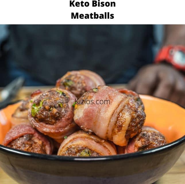 Keto Bison Meatballs