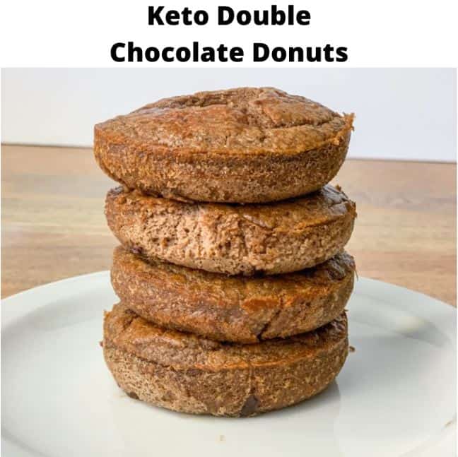 Keto Double Chocolate Donuts