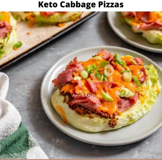 Keto Cabbage Pizzas