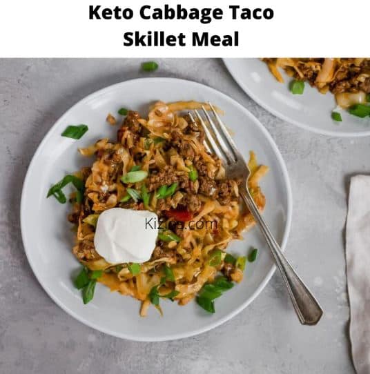 Keto Cabbage Taco Skillet Meal
