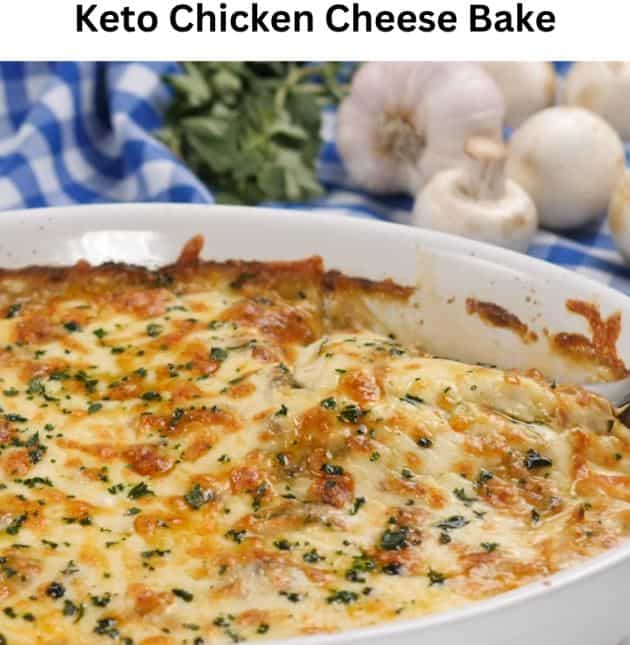 Keto Chicken Cheese Bake