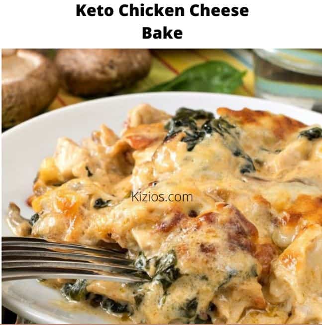 Keto Chicken Cheese Bake