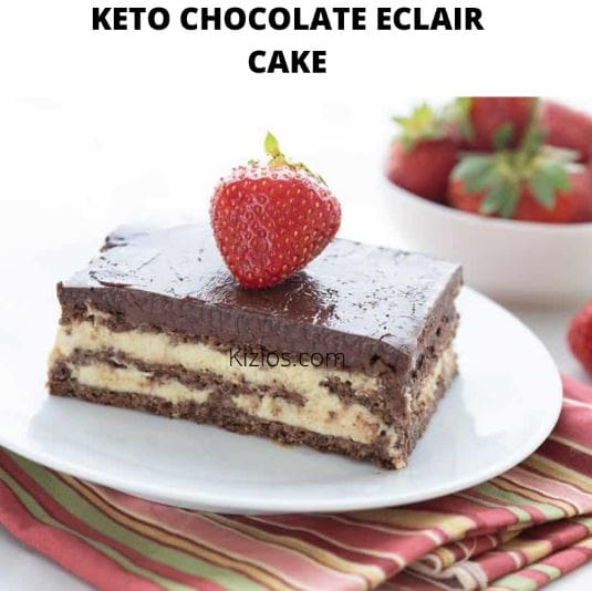 Keto Chocolate Eclair Cake