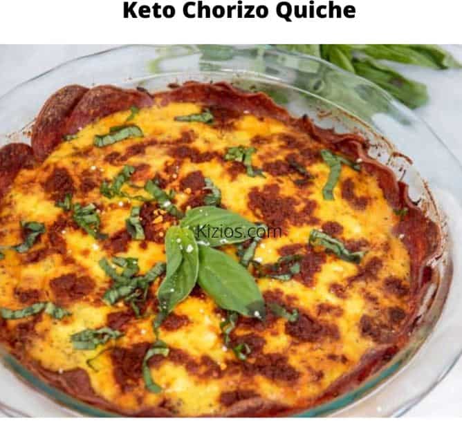 Keto Chorizo Quiche