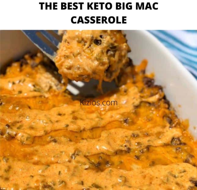 The Best Keto Big Mac Casserole