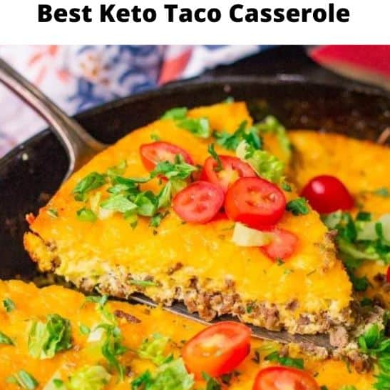 Best Keto Taco Casserole
